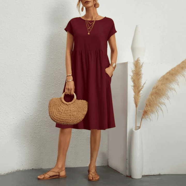 Nina | Handcrafted tummy-covering Dress