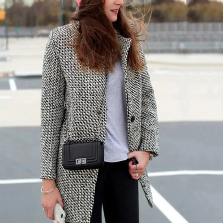 Liza | Elegant Wool Coat For Women