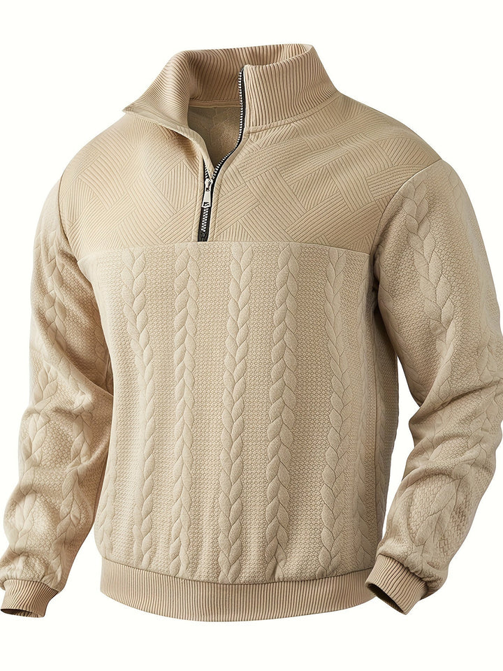 Rafael | Vintage Men's Sweater with Zipper