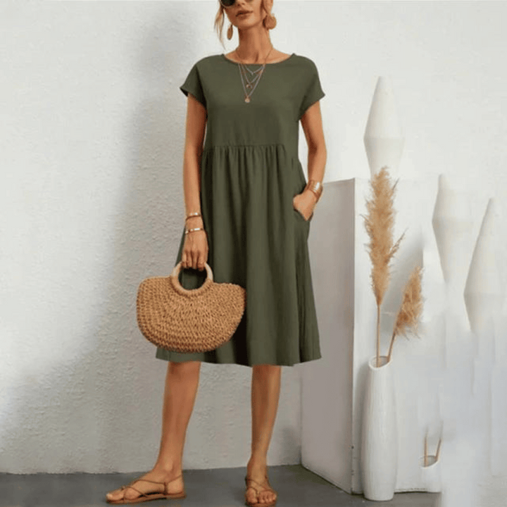 Nina | Handcrafted tummy-covering Dress