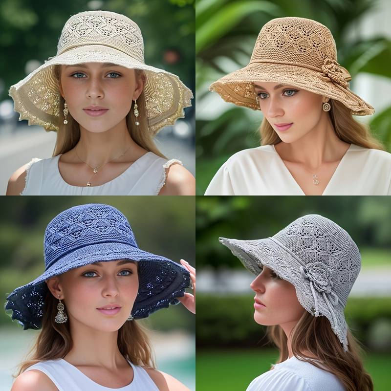 Bria | Summer Wide-Brimmed Sun Hat