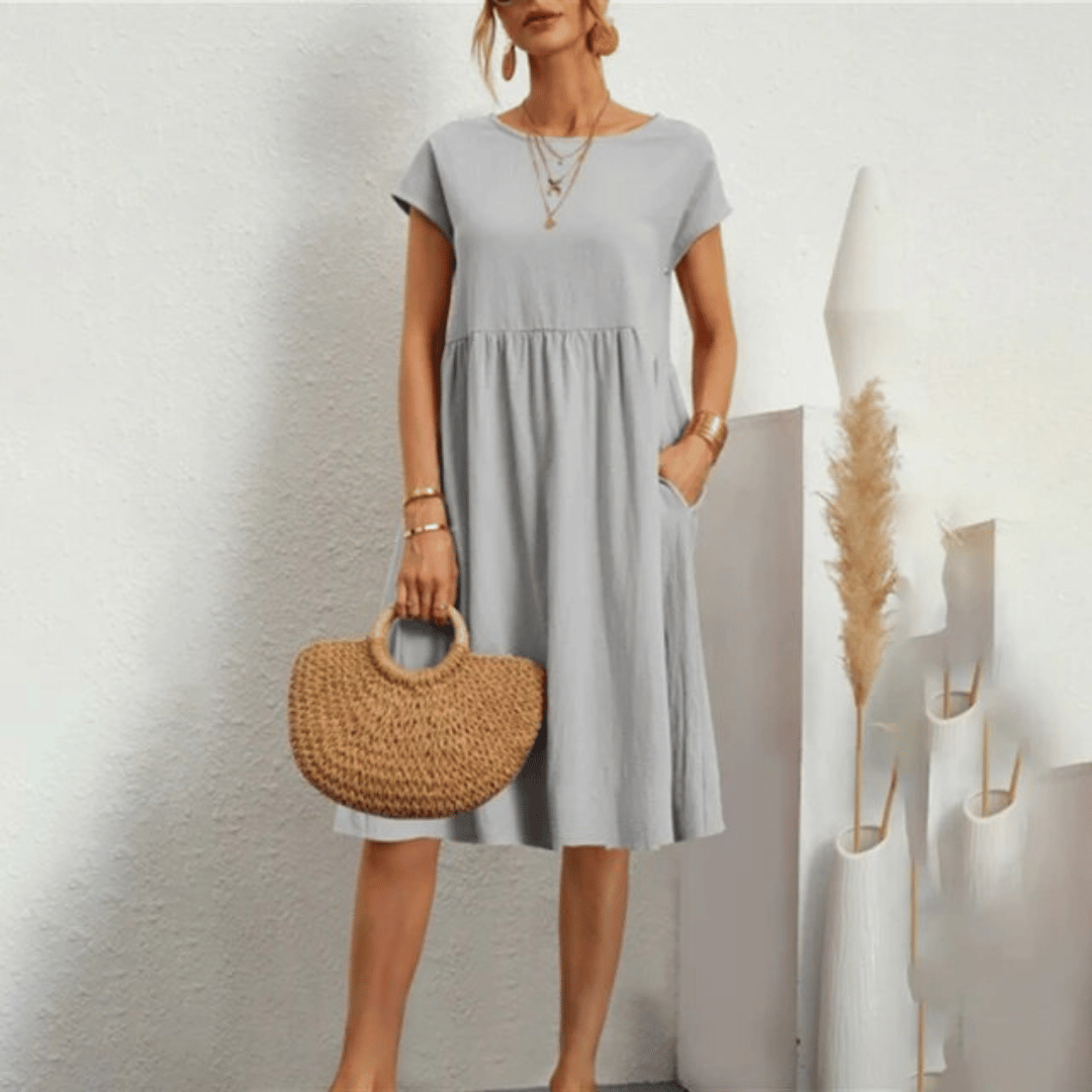 Nina | Handcrafted tummy-covering Dress