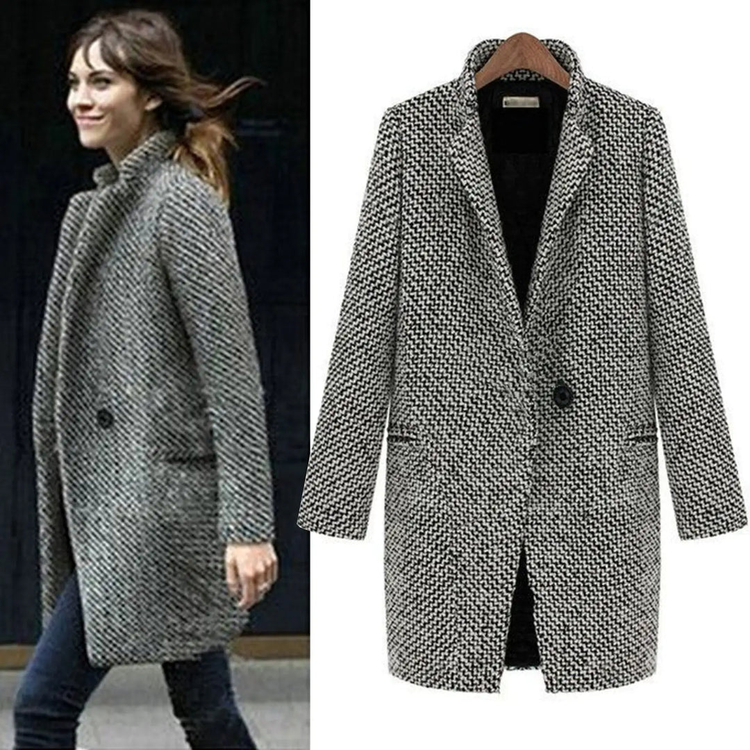 Liza | Elegant Wool Coat For Women