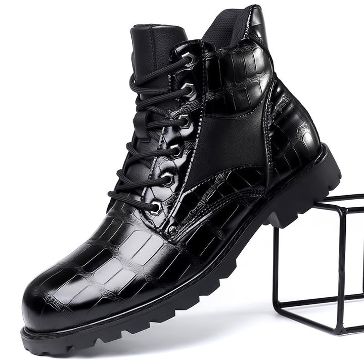 Dante | Croc Pattern Boots