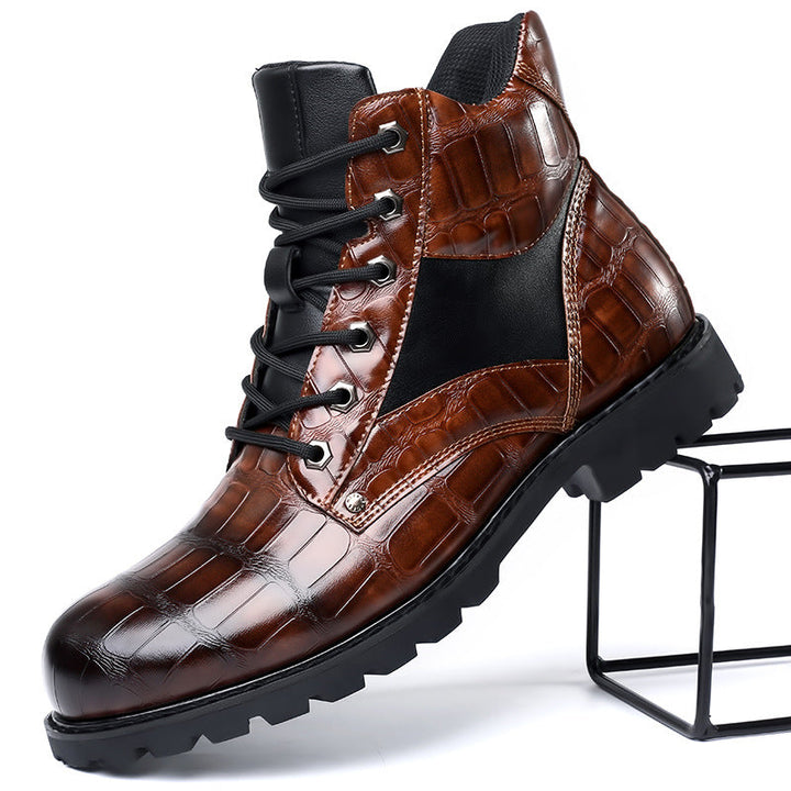 Dante | Croc Pattern Boots