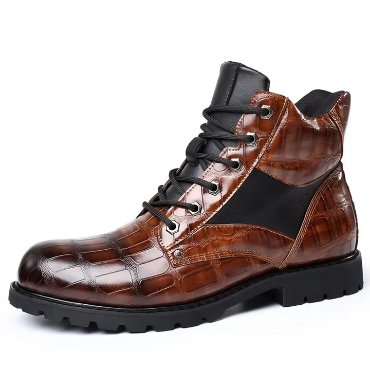 Dante | Croc Pattern Boots