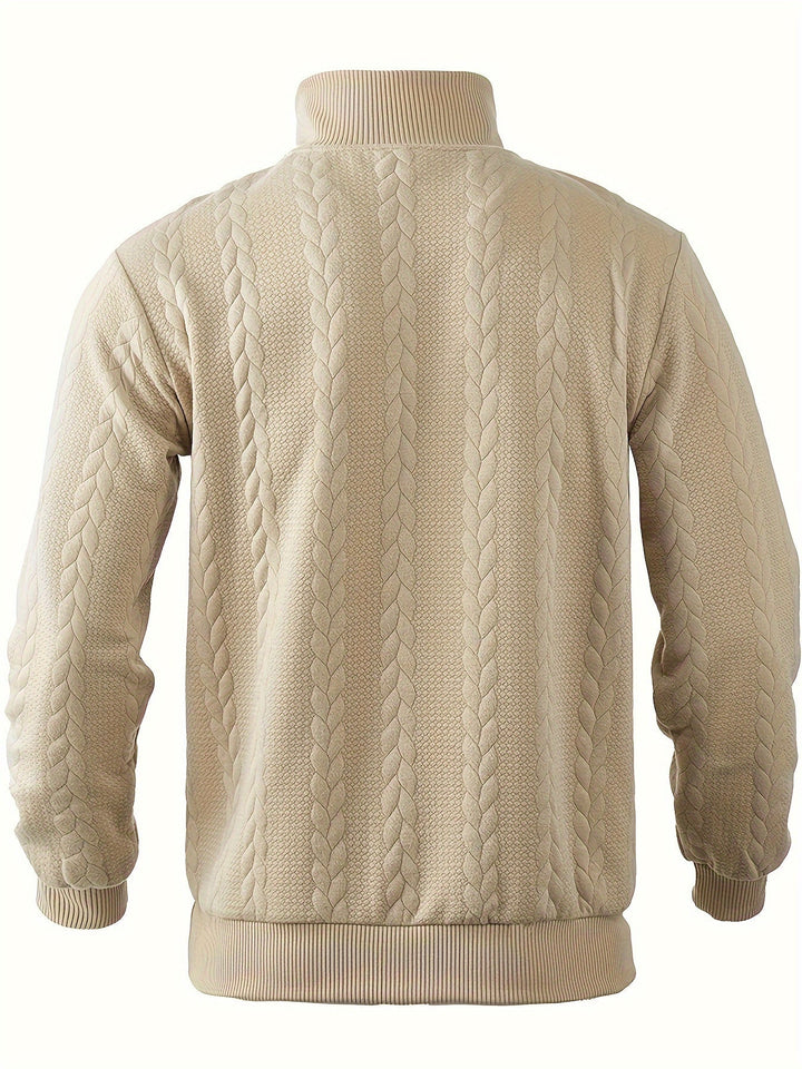 Rafael | Vintage Men's Sweater with Zipper