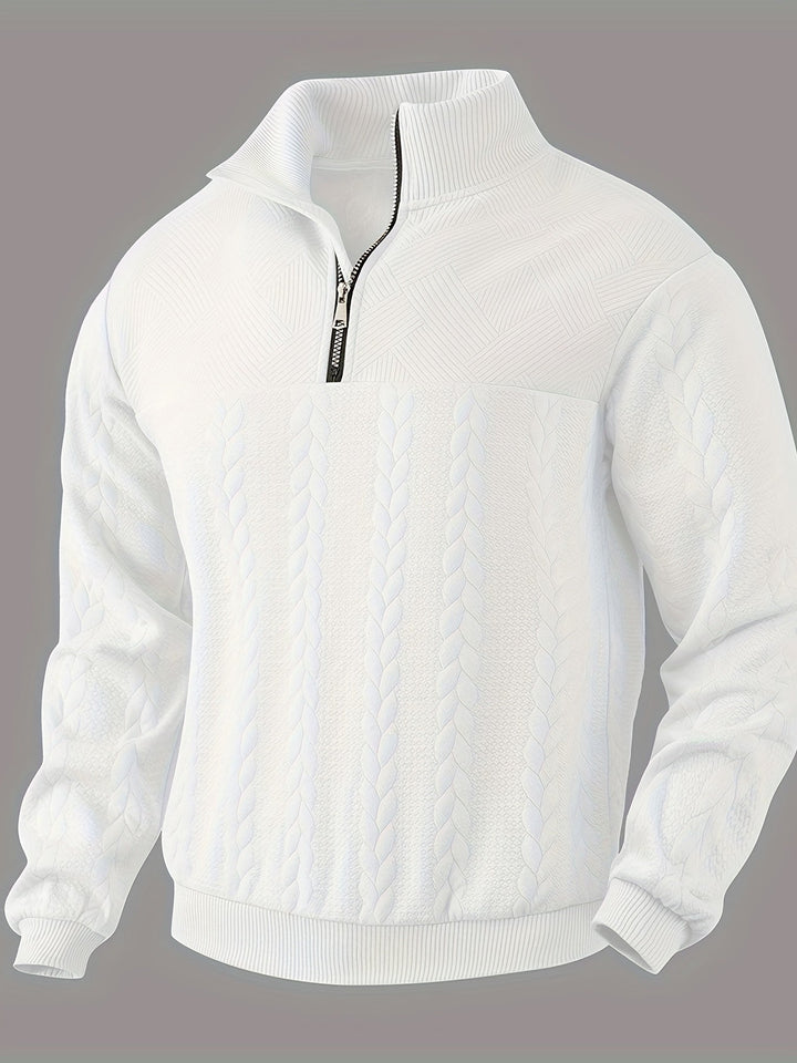 Rafael | Vintage Men's Sweater with Zipper