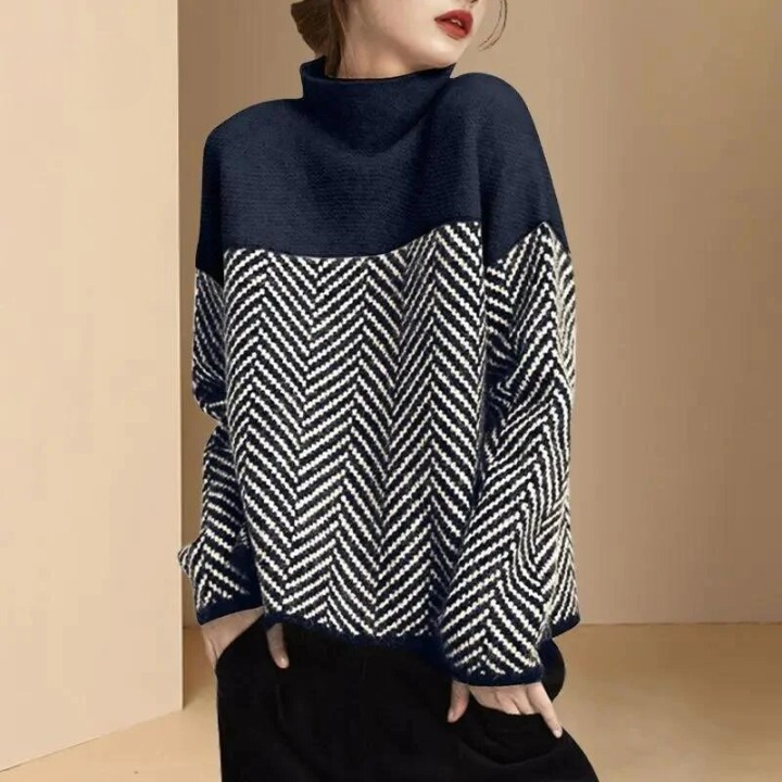 Beatrice | Geometric Print Sweater