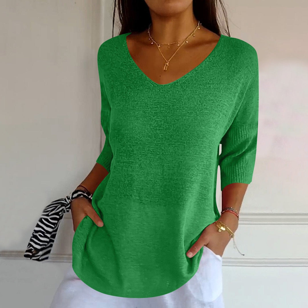 Loraine | Elegant Knitted Shirt