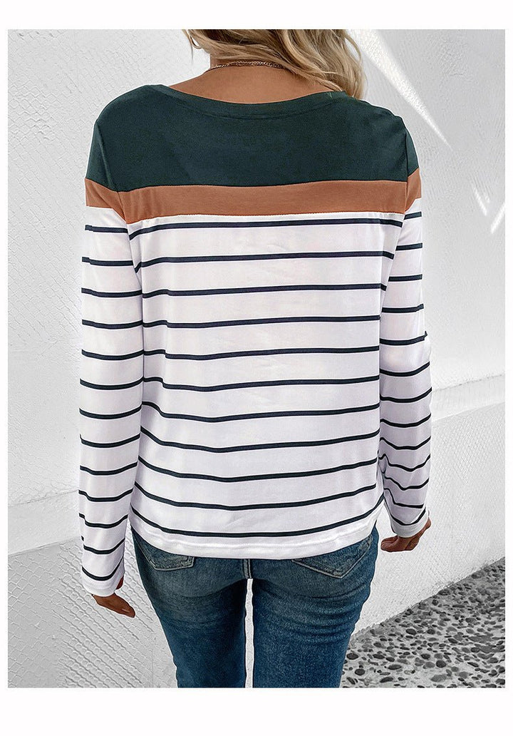 Leilani™ - Premium Striped Long-Sleeve Top